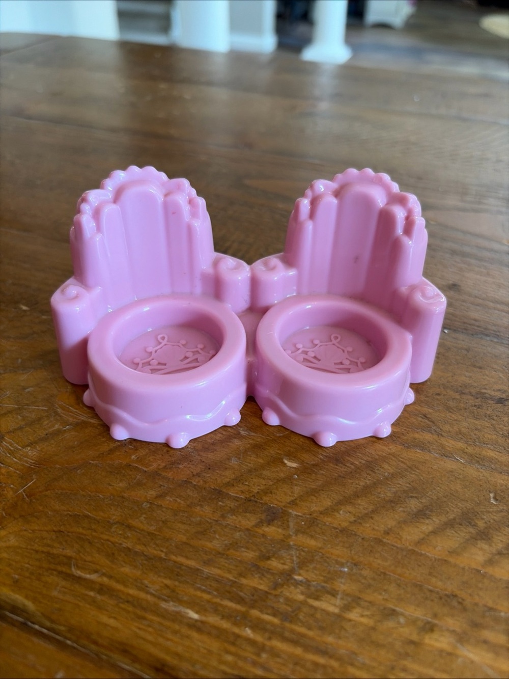 Fisher Price Little People Castle Palace Double Throne For King & Queen as is